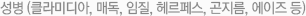 성병 (클라미디아, 매독, 임질, 헤르페스, 곤지름, 에이즈 등)